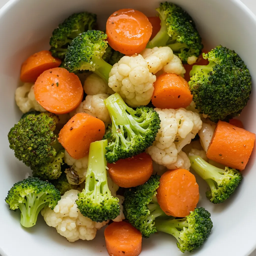 Trio de légumes (Brocolis, choux-fleurs  et carottes )